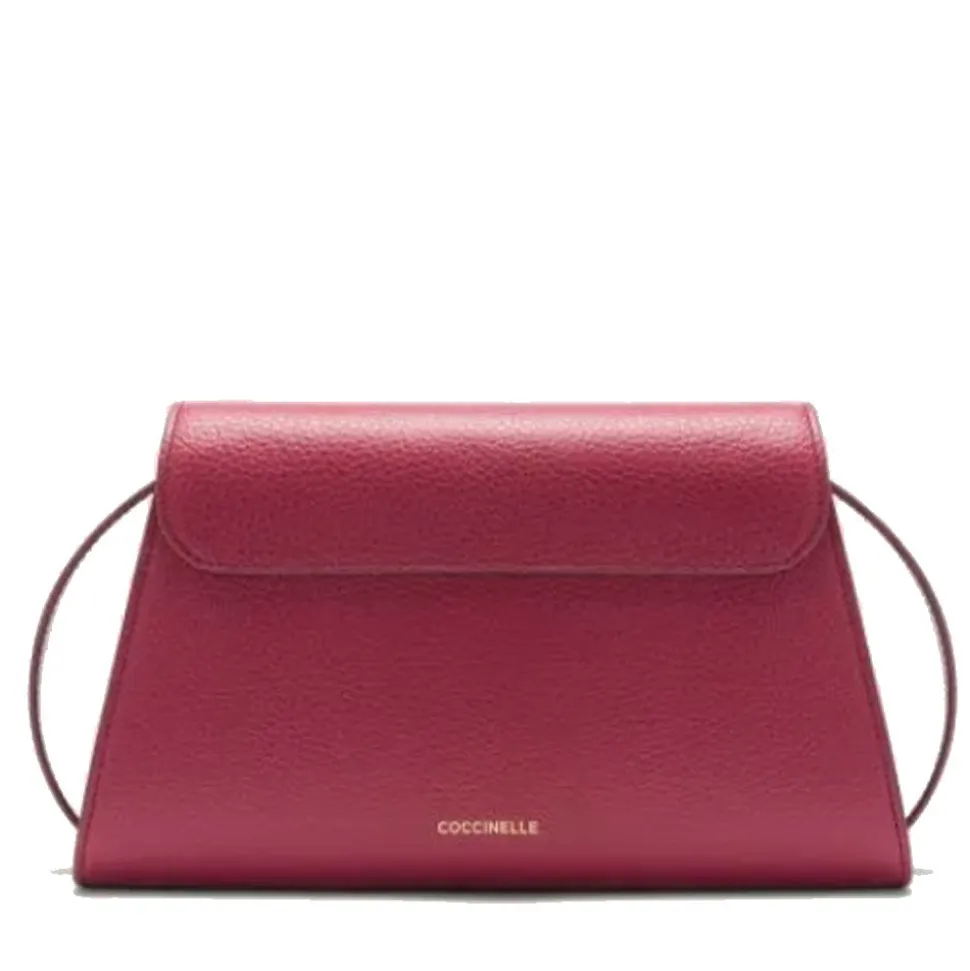 Borsa Donna a Spalla COCCINELLE in Pelle Sangria linea Dew Small