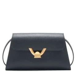 Borsa Donna a Spalla COCCINELLE in Pelle Midnight Blue linea Dew Small