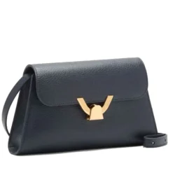 Borsa Donna a Spalla COCCINELLE in Pelle Midnight Blue linea Dew Small