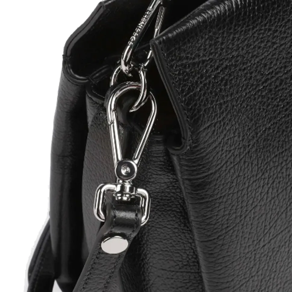 Borsa Donna a Spalla COCCINELLE in Pelle linea Boheme Shiny Goat colore Nero