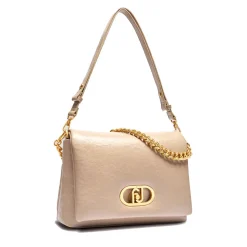 Borsa Donna a Spalla con Pattina LIU JO Better linea La Puffy Sabbia Scuro