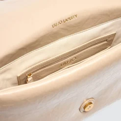 Borsa Donna a Spalla con Pattina LIU JO Better linea La Puffy Sabbia Scuro