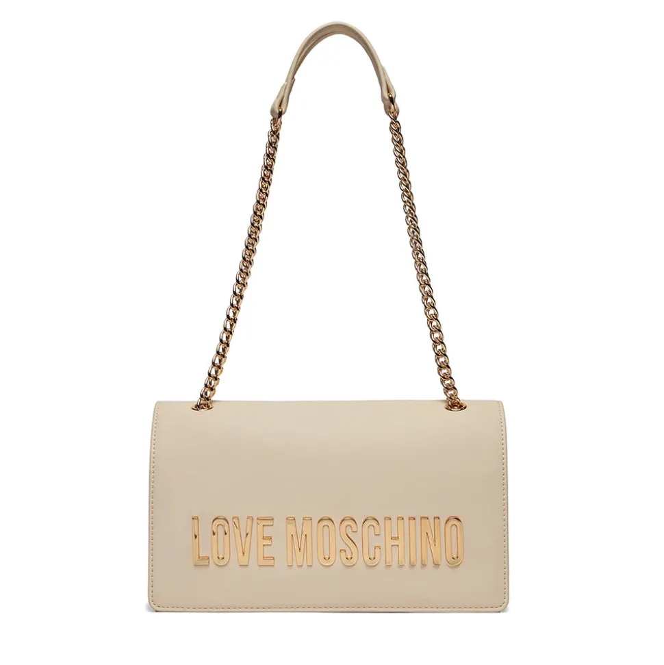 Borsa Donna a Spalla e a Tracolla LOVE MOSCHINO linea Bold Bag color Avorio