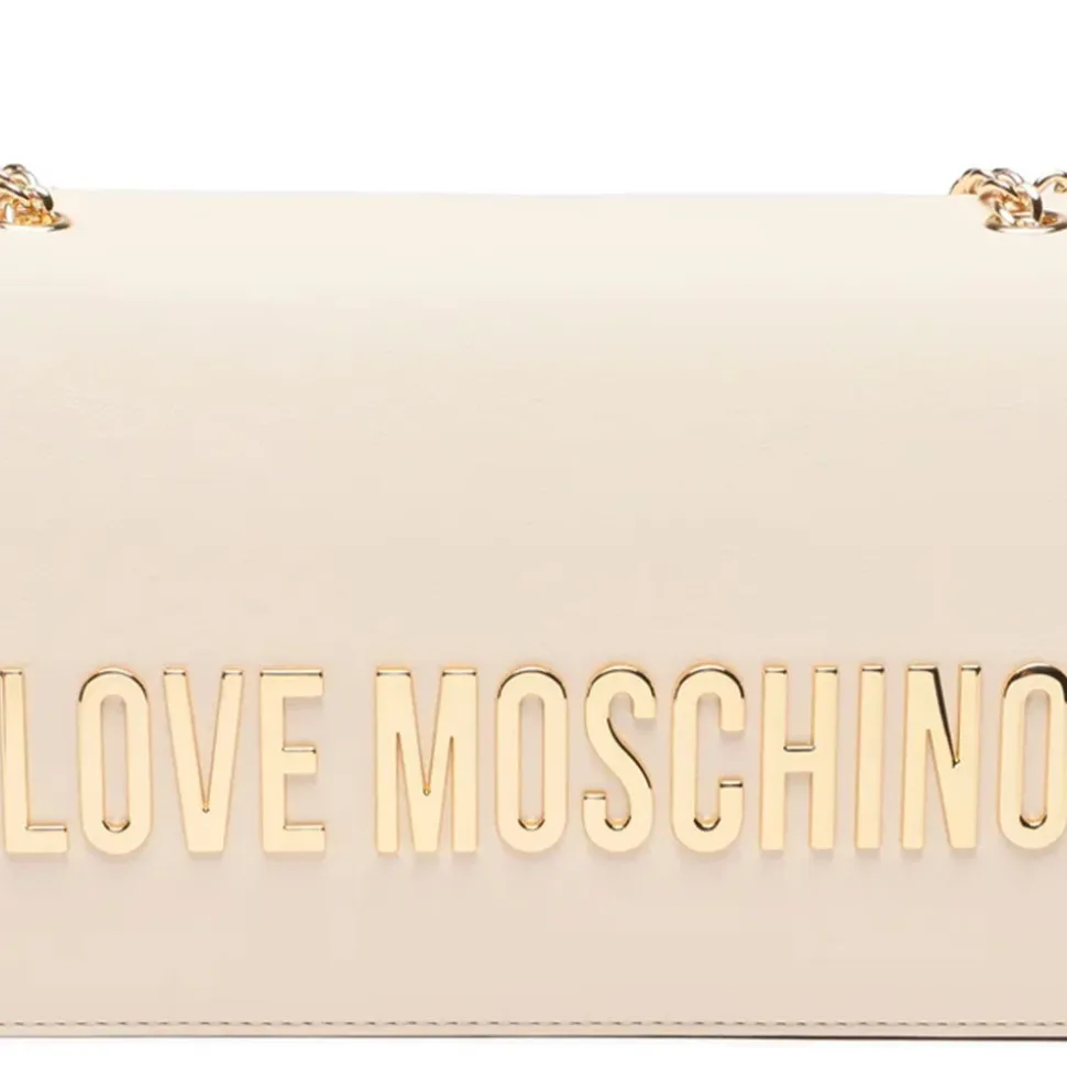 Borsa Donna a Spalla e a Tracolla LOVE MOSCHINO linea Bold Bag color Avorio