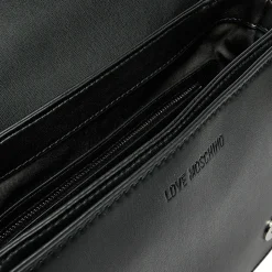 Borsa Donna a Spalla e Tracolla LOVE MOSCHINO linea Quilted Nero e Nikel