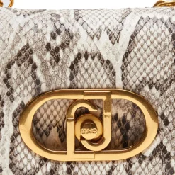 Borsa Donna a Spalla e Tracolla LIU JO Better linea La Puffy stampa Pitone