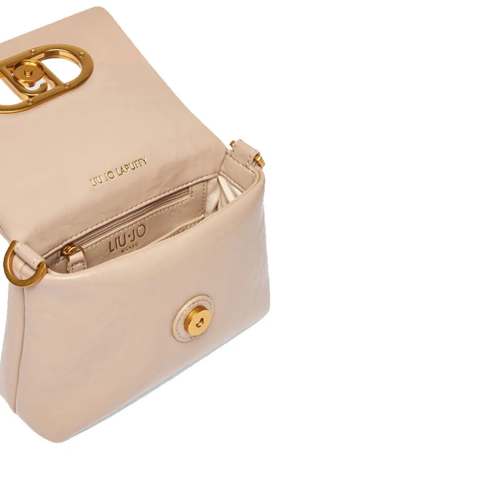 Borsa Donna a Spalla e Tracolla LIU JO Better linea La Puffy Sabbia Scuro