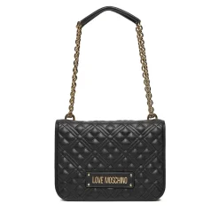 Borsa Donna a Spalla e Tracolla LOVE MOSCHINO linea Quilted colore Nero
