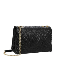 Borsa Donna a Spalla e Tracolla LOVE MOSCHINO linea Lettering Logo Nero