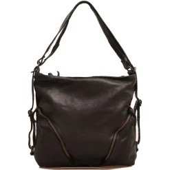 Borsa Donna a Spalla GIANNI CONTI in Pelle Nera