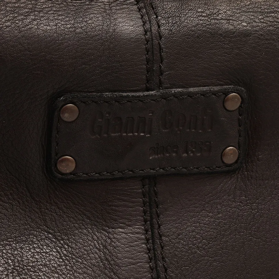 Borsa Donna a Spalla GIANNI CONTI in Pelle Nera
