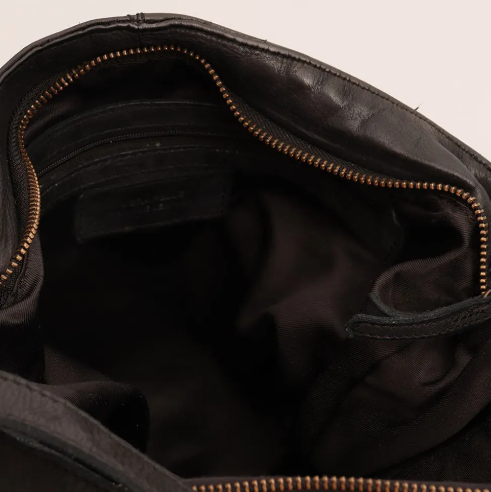 Borsa Donna a Spalla GIANNI CONTI in Pelle Nera