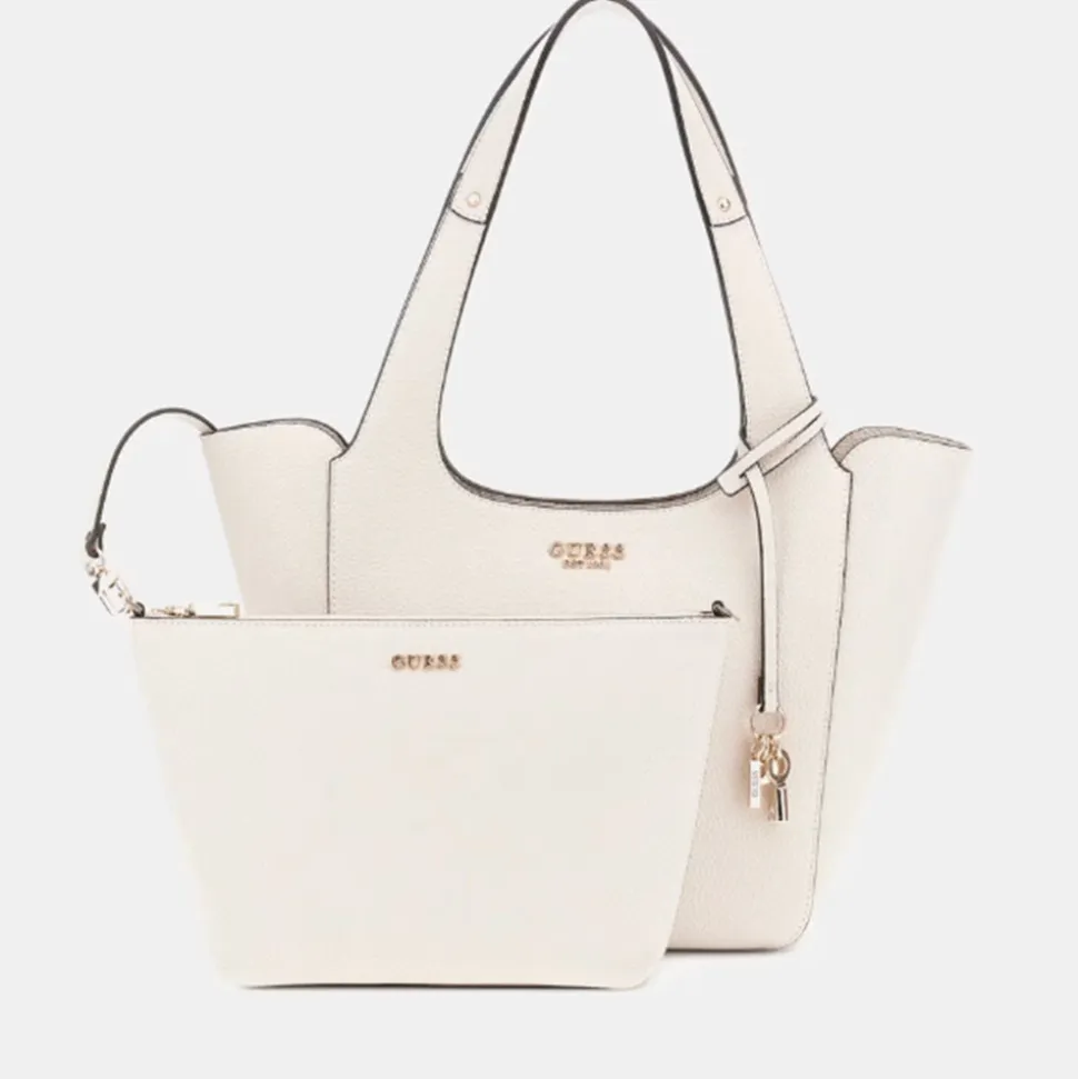 Borsa Donna a Spalla GUESS Linea Helina colore Bone