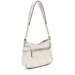 Borsa Donna a Spalla GUESS Linea Lorelei colore Bone Logo