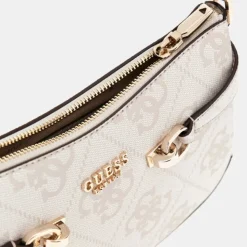 Borsa Donna a Spalla GUESS Linea Lorelei colore Bone Logo