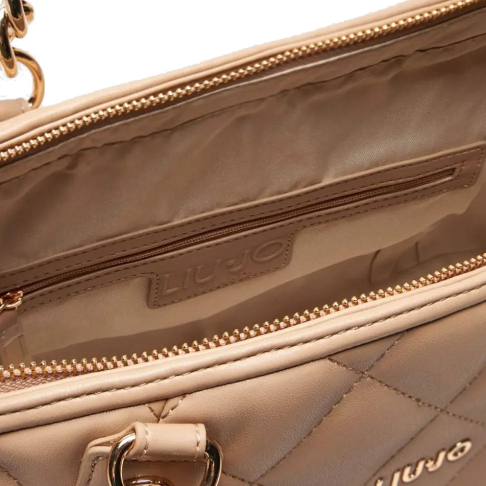 Borsa Donna a Spalla LIU JO Better Trapuntata color Cammello