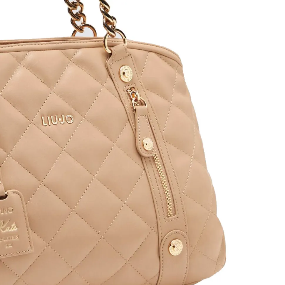 Borsa Donna a Spalla LIU JO Better Trapuntata color Cammello