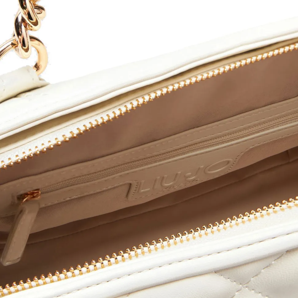 Borsa Donna a Spalla LIU JO Better Trapuntata color Crema
