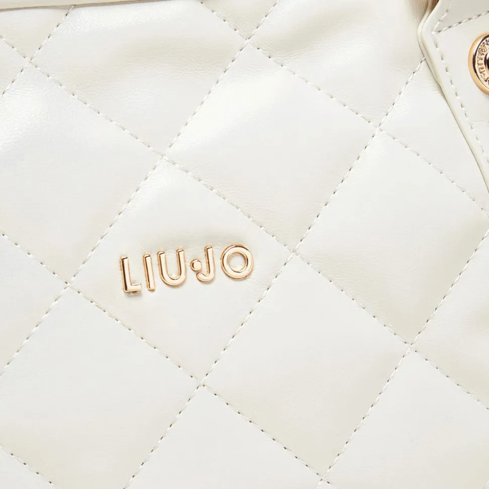 Borsa Donna a Spalla LIU JO Better Trapuntata color Crema