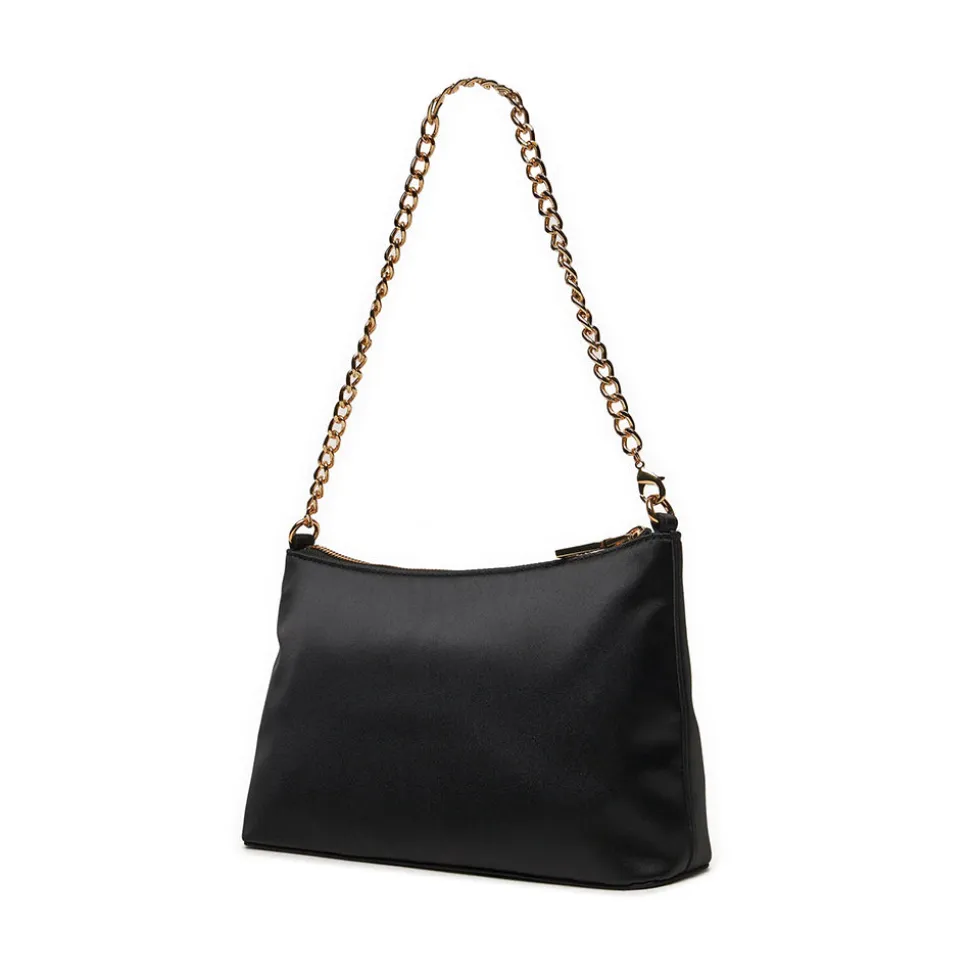 Borsa Donna a Spalla LOVE MOSCHINO linea Funny Love in Satin Nero