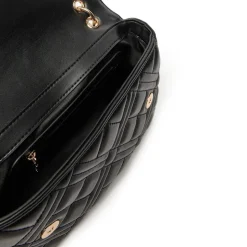 Borsa Donna a Spalla LOVE MOSCHINO linea Logo Lettering Nero
