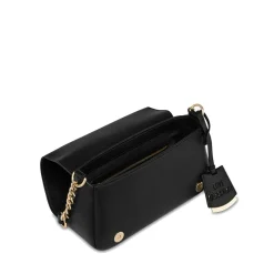 Borsa Donna a Spalla LOVE MOSCHINO linea Cut Out Logo Nero