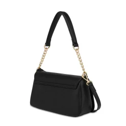 Borsa Donna a Spalla LOVE MOSCHINO linea Cut Out Logo Nero