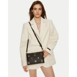 Borsa Donna a Spalla LOVE MOSCHINO linea Tailoring Nera