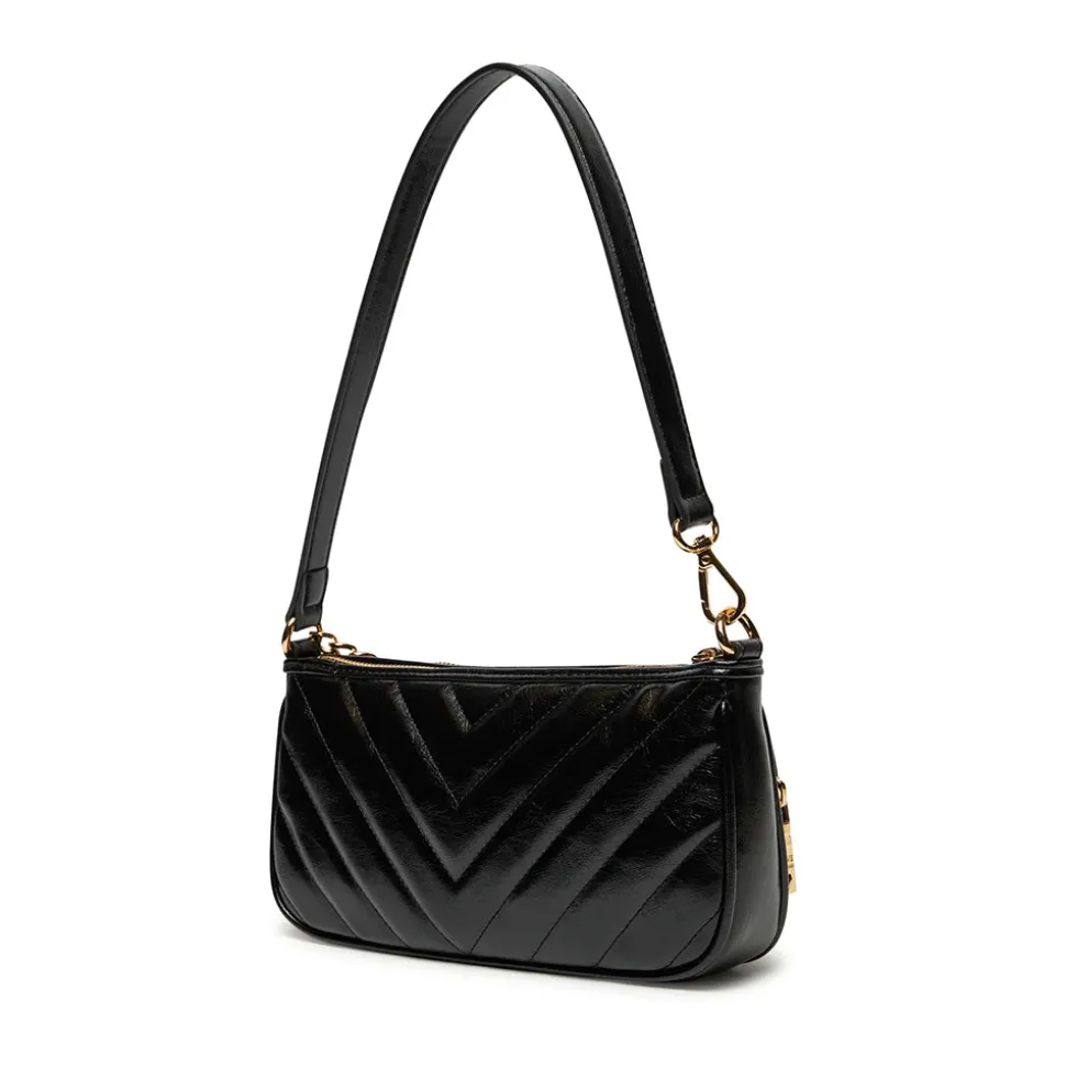 Borsa Donna a Spalla LOVE MOSCHINO linea City Pockets colore Nero