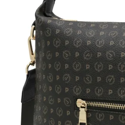 Borsa Donna a Spalla POLLINI linea Heritage PVC Nero