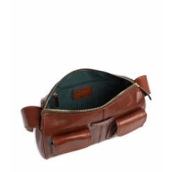 Borsa Donna a Spalla THE BRIDGE linea Flora in Pelle Marrone