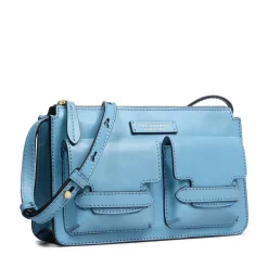 Borsa Donna a Spalla THE BRIDGE linea Lucrezia in Pelle Baby Blu