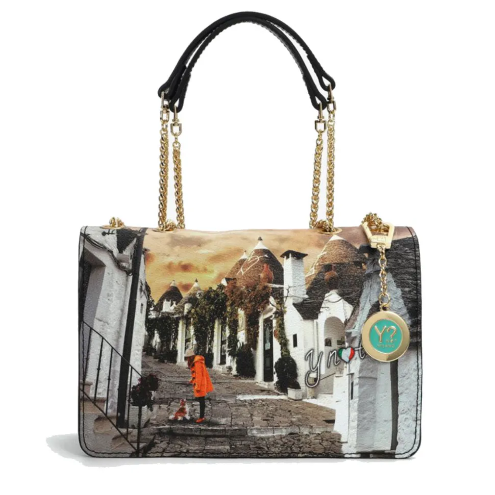Borsa Donna a Spalla Y NOT YES-471 Life In Trulli