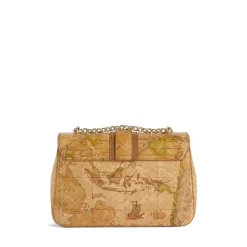 Borsa Donna a Tracolla 1A Classe Alviero Martini linea Lagoon Bag in Pelle stampa Geo Classic LC04