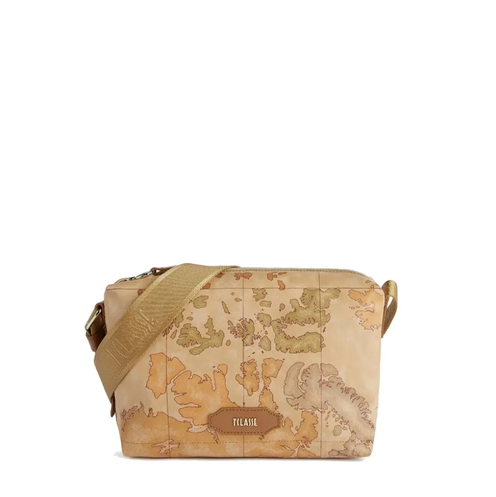 Borsa Donna a Tracolla 1A Classe Alviero Martini linea Social Fusion Geo Classic e Cuoio LC02
