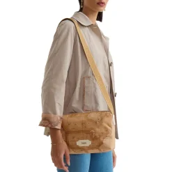 Borsa Donna a Tracolla 1A Classe Alviero Martini linea Social Fusion Geo Classic e Avorio LC02