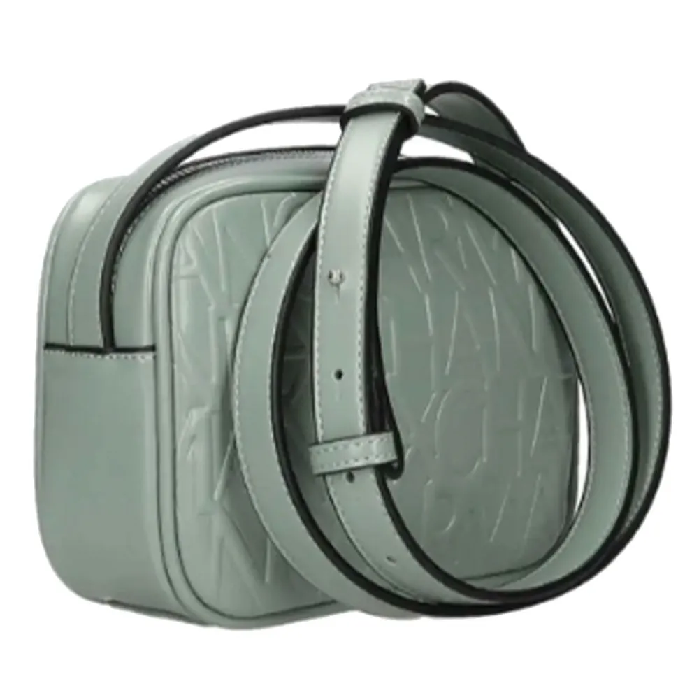 Borsa Donna a Tracolla ARMANI EXCHANGE colore Sage Chiusa con Zip
