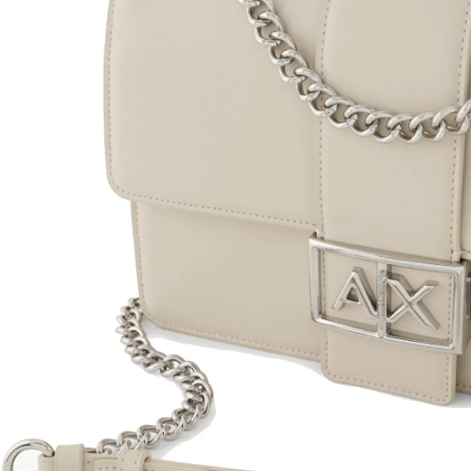 Borsa Donna a Tracolla ARMANI EXCHANGE Chiusa con Pattina colore Mirage