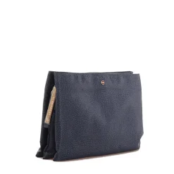 Borsa Donna a Tracolla BORBONESE linea Eco Line Small in Tessuto OP Blu