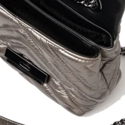 Borsa Donna a Tracolla Chiusa con Patta e Clip ARMANI EXCHANGE Colore Gun Metal
