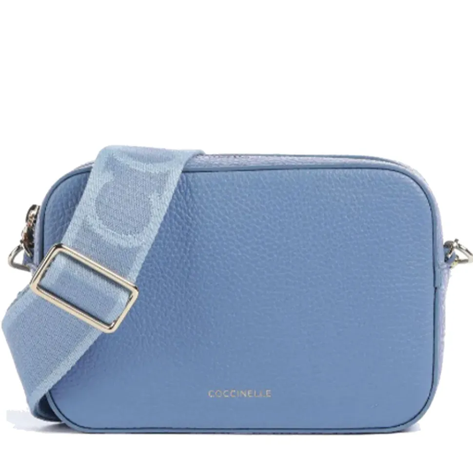 Borsa Donna a Tracolla COCCINELLE Linea Tebe Colore Azul - E5MN555I101