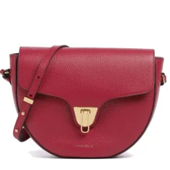 Borsa Donna a Tracolla COCCINELLE in Pelle linea Beat Soft Medium colore Sangria