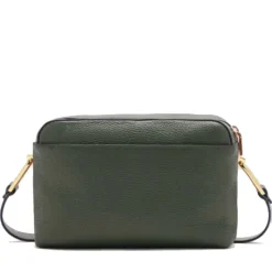 Borsa Donna a Tracolla COCCINELLE in Pelle linea Liya colore Alga - Nero