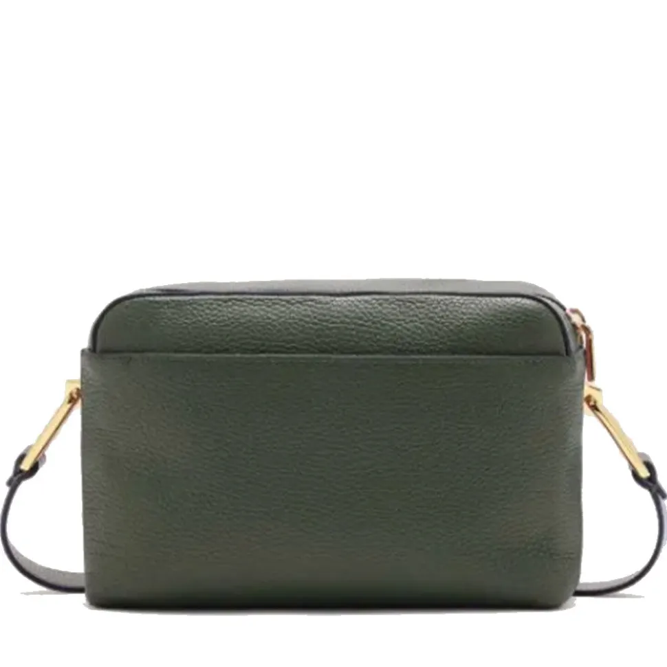 Borsa Donna a Tracolla COCCINELLE in Pelle linea Liya colore Alga - Nero