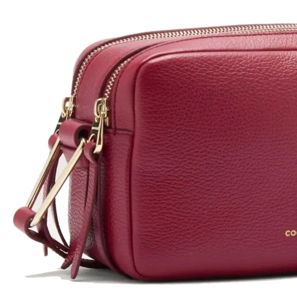 Borsa Donna a Tracolla COCCINELLE in Pelle Linea Malory colore Sangria