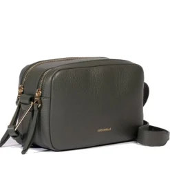 Borsa Donna a Tracolla COCCINELLE in Pelle Linea Malory colore Alga