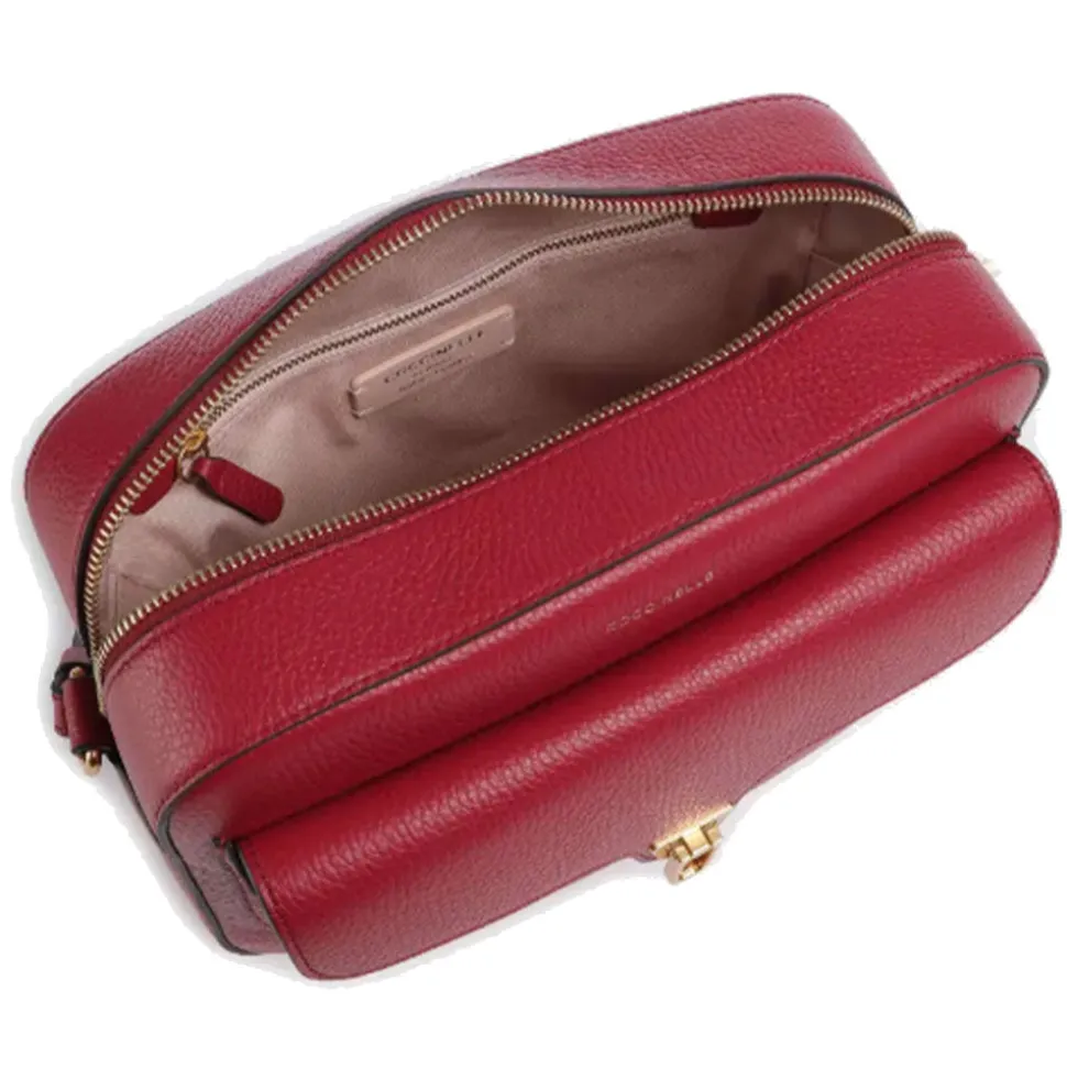 Borsa Donna a Tracolla COCCINELLE in Pelle Sangria linea Beat Soft