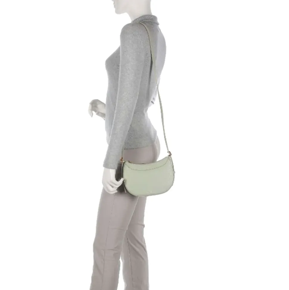 Borsa Donna a Tracolla COCCINELLE in Pelle Celadon Green Linea Whisper