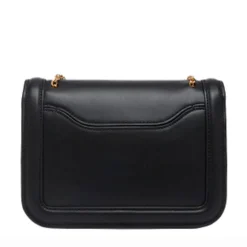 Borsa Donna a Tracolla COCCINELLE in Pelle Liscia Linea Marvin Twist colore Nero