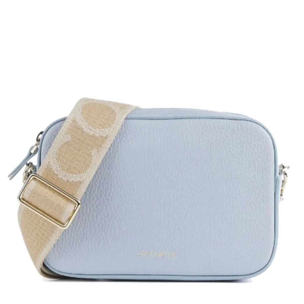 Borsa Donna a Tracolla COCCINELLE Linea Tebe Colore Mist Blue - E5MN555I101